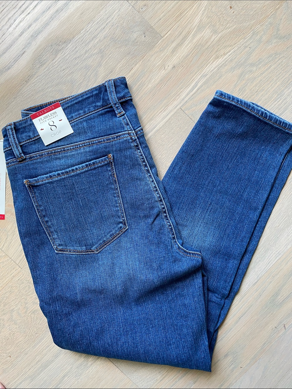 Talbots 5 Pocket Slimming Crop Jeans